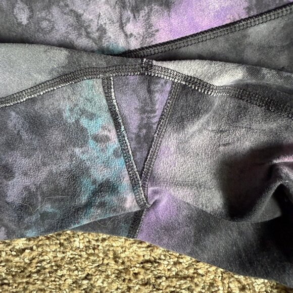Lucy Perfect Core High-Rise Full Length Tie Dye Galaxy Leggings, Size Small - Picture 8 of 11